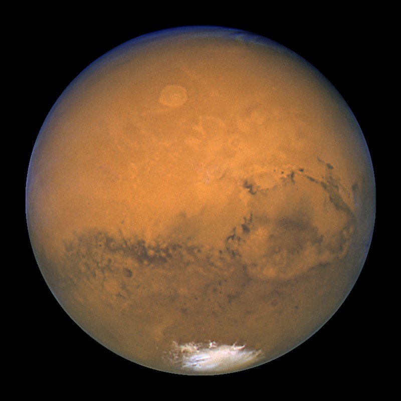 An image of Mars.