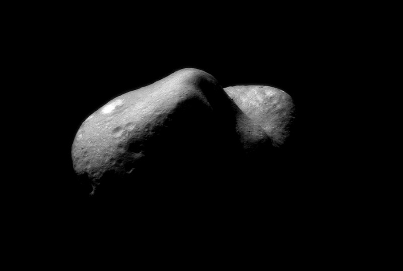 A picture of an asteroid.
