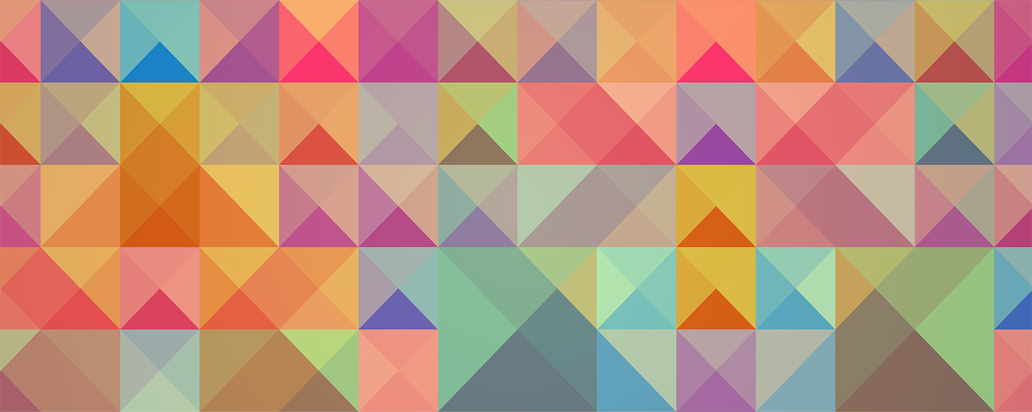 An abstract grid of colors.