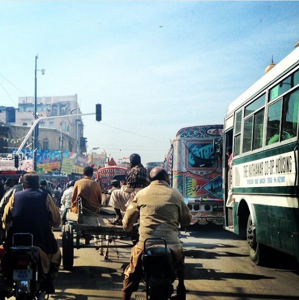 Street scene in Karachi