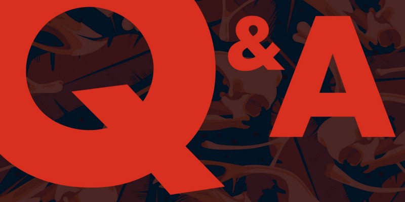 A large "Q&A" banner.
