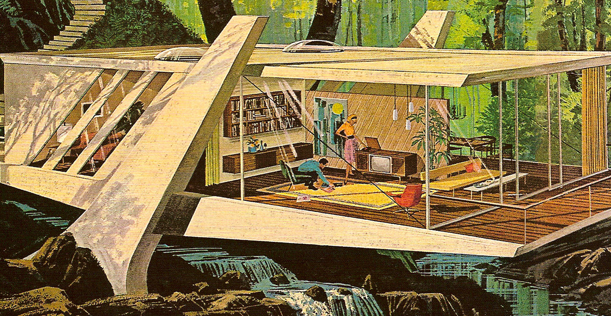A futuristic home from the 1960s
