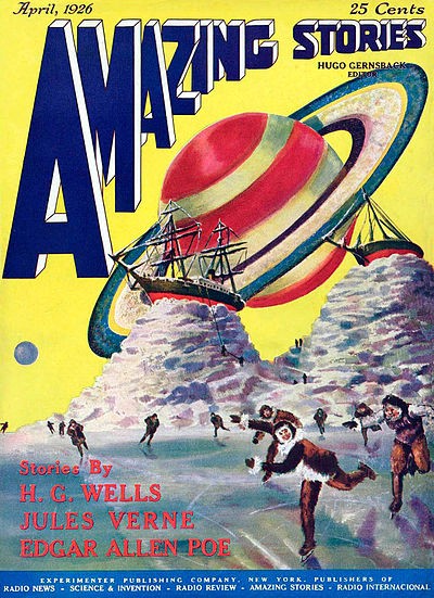 The first issue of Amazing Stories in 1926