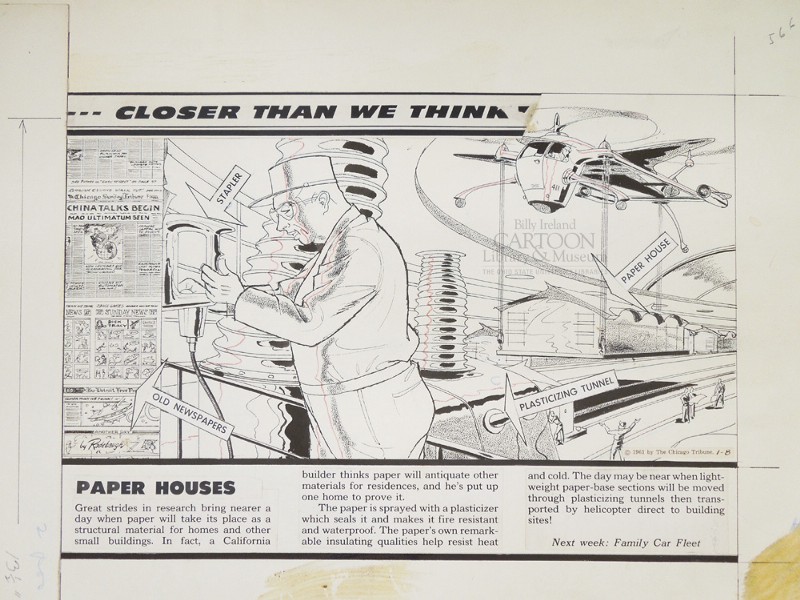 "Paper Houses" strip from "Closer Than We Think" 
