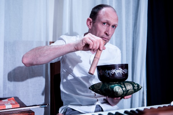 A man holding a bowl