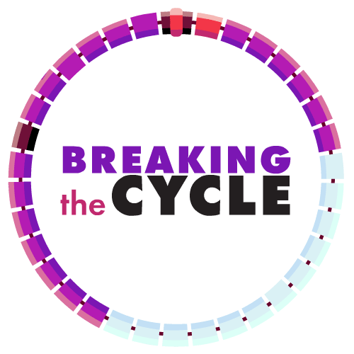 Breaking the Cycle logo depicting a ring of cycle beads
