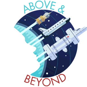 The logo of the Above & Beyond section of How We Get To Next