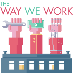 Way We Work logo depicting hands holding tools